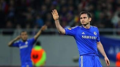 Frank Lampard is considered among the greatest players at Chelsea alongside the likes of Gianfranco Zola and Didier Drogba. Robert Ghement / EPA