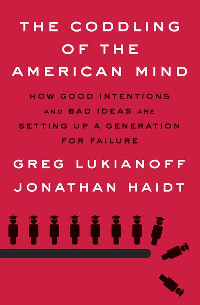 The Coddling of the American Mind Courtesy Penguin Random House