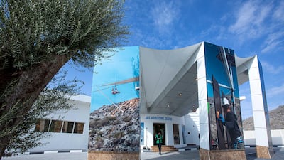 The Jais Adventure Peak is the newest adventure destination in Jebel Jais. Eugene Alasagas