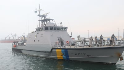 Border guard personnel initially received a distress call from the Panamanian ship, informing them of a fire on board.