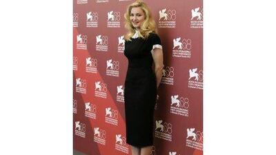 Madonna at the Venice Film Festival for her film W.E.