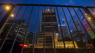The China’s People Liberation Army (PLA) Hong Kong Garrison headquarters is pictured at the Central Business District in Hong Kong August 1, 2014. The Chinese People’s Liberation Army celebrated its 87th founding anniversary on Friday. Tyrone Siu / Reuters