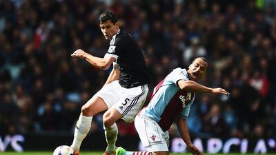 Striker: Gabriel Agbonlahor, Aston Villa. Ineffective in attack as Villa barely threatened. Shuan Botterill / Getty Images