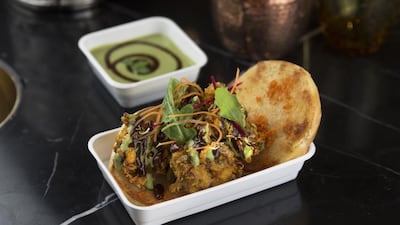 Prawn Bhaji Slider. courtesy Punjab Grill