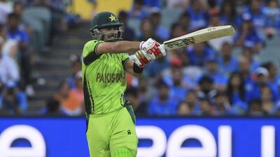 Pakistan's Ahmed Shehzad plays a shot during the 2015 Cricket World Cup in Australia. James Elsby / AP / February 15, 2015