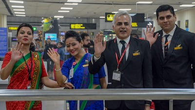 Air India crew members have been barred from wearing religious accessories under new guidelines. AFP