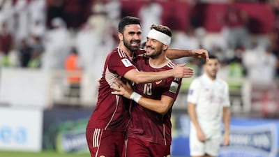 Al Wahda's Dusan Tadic celebrates after scoring his second goal.