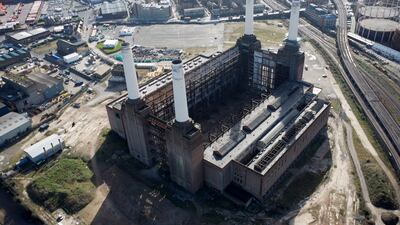 An aerial view of Battersea Power Station in 2008. Photo: FTI Consulting