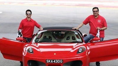 Sharman Joshi, left, and Boman Irani. Suhaimi Abdullah / Getty Images