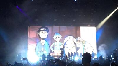 The Gorillaz perform at the Autism Rocks Arena as part of Fiesta de Los Muertos. Photo by Amanda Dale