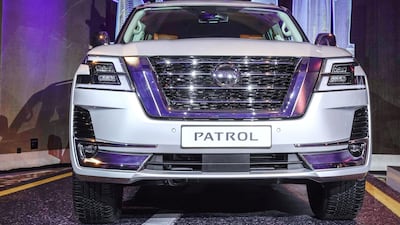 The Patrol's V-motion grille. Victor Besa / The National