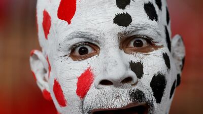 An Egypt fan before the match. Reuters
