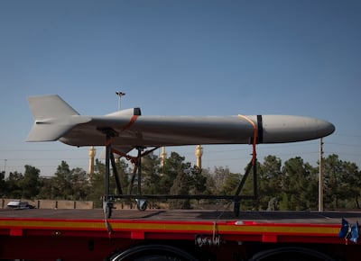 An Iranian-made Shahed-136. Getty Images