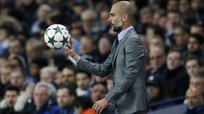 Gerente de Manchester City Pep Guardiola. Reuters / Darren Staples