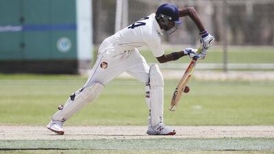 Yodhin Punja produced 18 runs with the bat before claiming four wickets to help the UAE to a comfortable win. Sarah Dea / The National