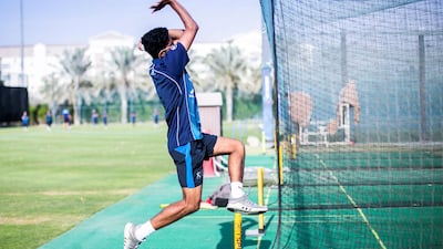 Nilansh Keswani’s extraordinary spell of six for 17 off 10 overs in Dubai Starlets' opening game included dismissing stars of the national team like Rohan Mustafa and Vriitya Aravind.