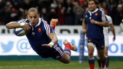 Gael Fickou scored the winning try for France against England. Christophe Karaba / EPA