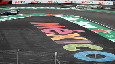 Lewis Hamilton during the race. Reuters