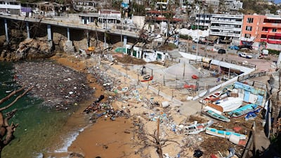 The damage caused by Hurricane Otis in Acapulco, Mexico. EPA