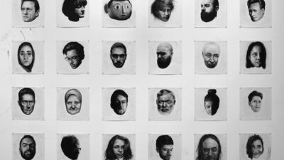 Saif Mhaisen’s ‘First Solo’ exhibition in 2016. Courtesy Tashkeel