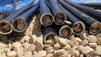 Almost 5 million tablets of narcotic amphetamine were seized by Saudi security forces.