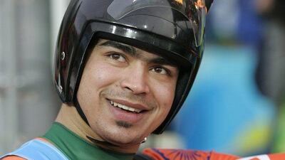 Shiva Keshavan at the 2006 Winter Olympics. David J Phillip / AP
