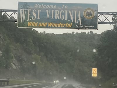 A thunderstorm passes through West Virginia. Joshua Longmore / The National