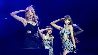 Watch Blackpink at the Etihad Park on Saturday. Photo: AP