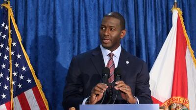 Andrew Gillum, Democratic candidate for governor of Florida, withdrew his concession to Republican Ron DeSantis, hours after the secretary of state announced a recount of the governor's race. AP