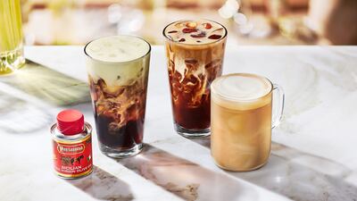 Oleato coffees, made with Partanna extra virgin olive oil, will launch in the Middle East this year at Starbucks. Photo: Starbucks