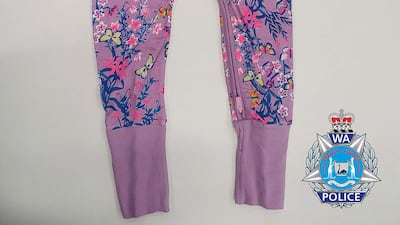 An outfit similar to the one worn by four-year-old Cleo when she went missing. AFP