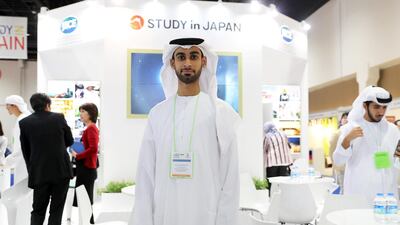 A college trip to Japan inspired Emirati Easa Alshemi to study in the country. Pawan Singh / The National