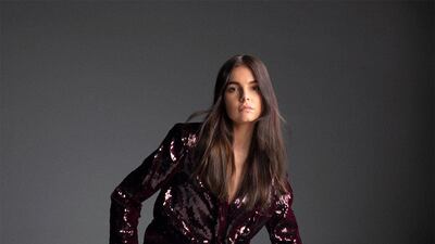 A sequined suit by Azzi & Osta. Courtesy Azzi & sta.