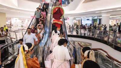 Onam celebrations at BurJuman Mall
