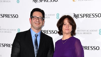 Peter Ettedgui and guest at the Bafta Nespresso Nominees' Party at Kensington Palace, London on February 9. Getty Images