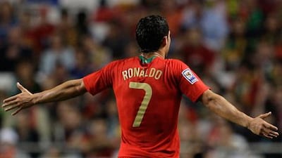 Portugal's Cristiano Ronaldo asks to be substituted during the win over Hungary on Saturday.