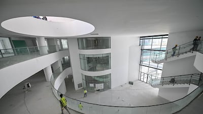 Construction is nearing completion at Nord Anglia International School Abu Dhabi