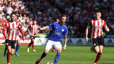 Centre midfield: James Maddison (Leicester City) – Provided a beautiful pass for Jamie Vardy to open the scoring at Sheffield United. Should have impressed Gareth Southgate. Getty Images