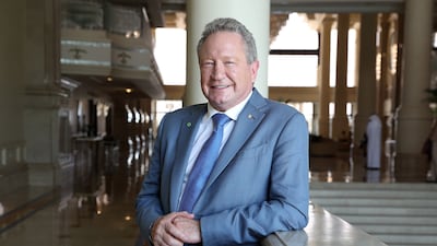 Andrew Forrest, who is a large private investor in the industry, sees the fuel already at a commercial stage and ripe for private investment. Pawan Singh/The National