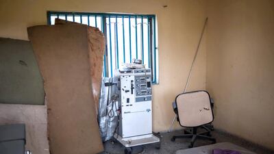 The abandoned Okerenkoko Cottage Hospital. Stefan Heunis/AFP