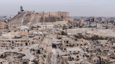 The recently reopened citadel of Aleppo, Syria's second city. Moawia Atrash for The National
