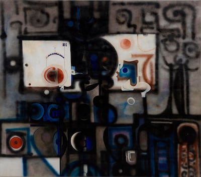 Ibrahim El-Salahi's Untitled (1964), previously went on view at Louvre Abu Dhabi. Photo: Vigo Gallery