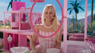 Margot Robbie as Barbie in the record-breaking film, which will release in the UAE this month. Photo: Warner Bros