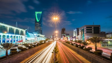 King Fahd motorway in Riyadh. Saudi Arabia is keen to unlock private-sector growth and expand global partnerships. Bloomberg