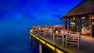 One of the menus at White Orchid was created with michelin-starred chef Da Dong. Courtesy JA Manafaru