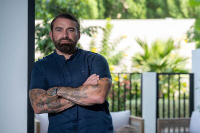 Ant Middleton plans to help children in the UAE to get fit. Issa AlKindy for The National