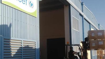 The aid was stored at International Humanitarian City in Dubai and sent by Emirates.