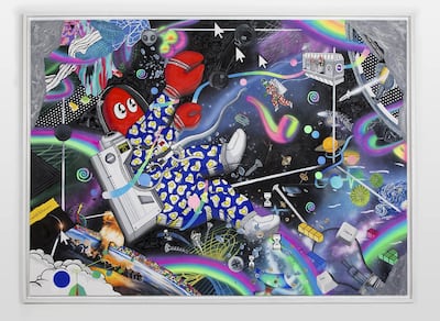 Space Pipe by Philip Colbert. Philip Colbert / Saatchi Gallery