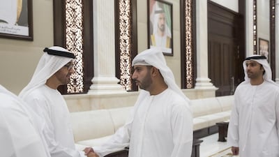 Sheikh Mohammed bin Zayed at the iftar reception. Ryan Carter / Crown Prince Court - Abu Dhabi