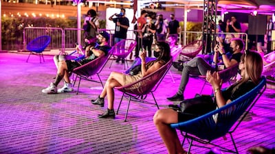 A socially distanced crowd at Breakout DXB Festival. Courtesy Hyku D Photography